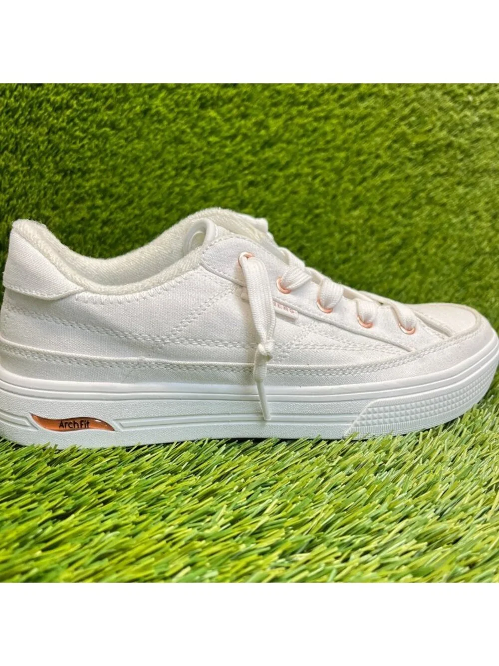 Skechers Arch Fit Arcade Meet Ya There Womens Size 7D Athletic Shoes Sneakers